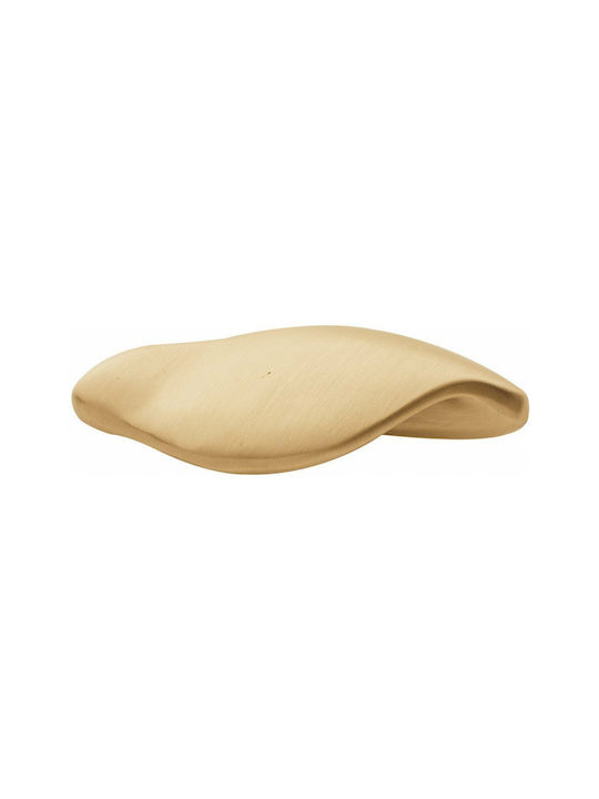 Zogometal Knopf Möbelgriff aus Metallisch Matte Gold 34/64 1Stück