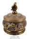 Oriana Ferelli Wooden Brown Jewellery Box 14.2x13.2x13.7cm