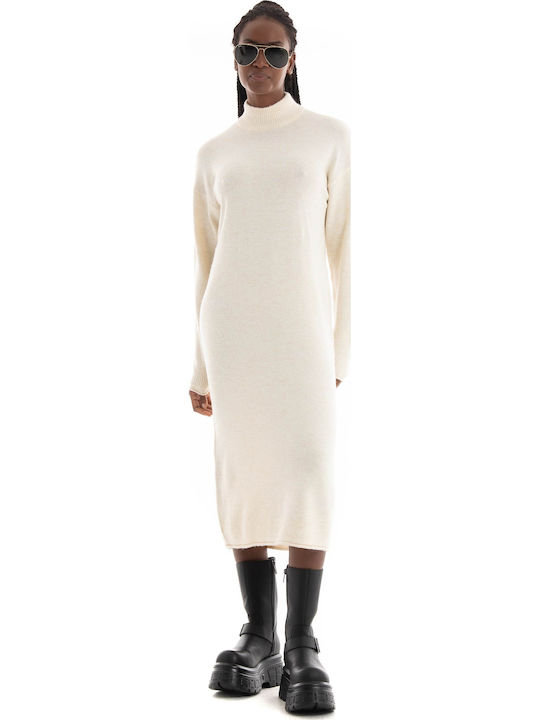 Vero Moda Midi Dress Light Beige