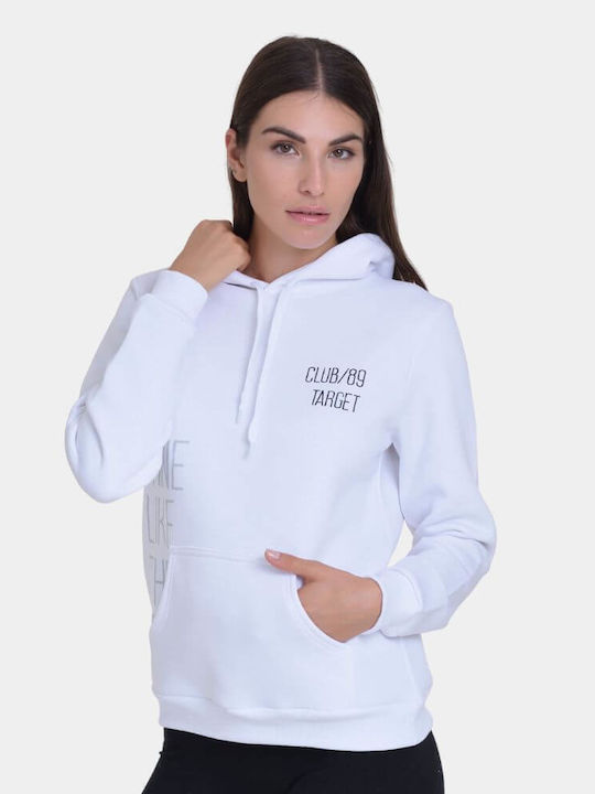 Target Women's Hooded Fleece Sweatshirt White