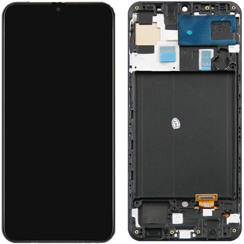 Οθόνη OLED Lcd με Μηχανισμό Αφής και Πλαίσιο για Samsung Galaxy A50 SM-A505 (Μαύρο)