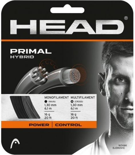 Head Primal Χορδή Τένις Γκρι 6m, Φ1.30mm
