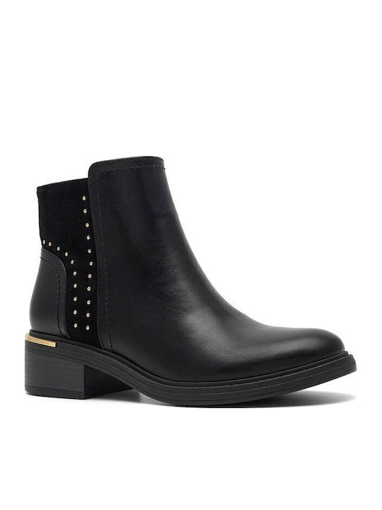 Damen Chelsea Stiefeletten Schwarz