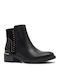 Damen Chelsea Stiefeletten Schwarz
