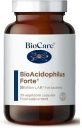 BioCare Bio Acidophilus Forte Συμπλήρωμα με Προβιοτικά 30 φυτικές κάψουλες