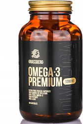 Grassberg Omega 3 Premium 1200мг 90 капси Grassberg Omega 3 Premium 1200мг 90 капси