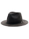 Brixton Frauen Stoff Hut Fedora Schwarz