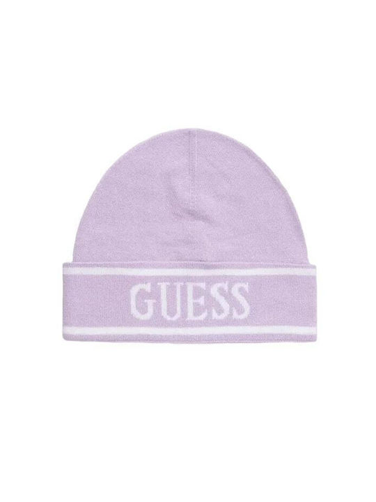 Guess Kids Beanie Knitted Purple
