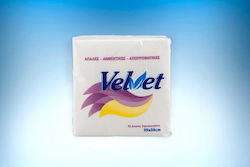 Velvet Napkin White 33x33cm 70pcs