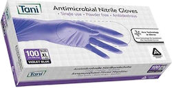 Intertan Nitrile Examination Gloves Blue 100buc