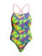 Funkita One-Piece Swimsuit with Open Back Cross Bars