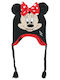 Minnie Mouse Kids Beanie Knitted Black
