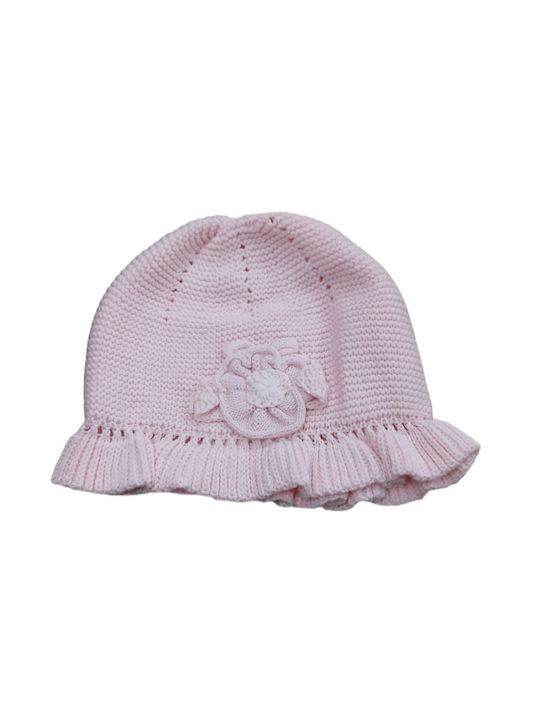 Mayoral Kids Beanie Knitted Pink