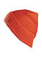 Kids Beanie Knitted Orange