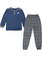 Ustyle Kids' Pajamas Winter Cotton Blue