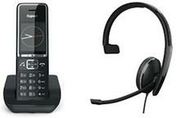 Gigaset Comfort 550 & Epos ADAPT 135 II Cordless IP Phone Black