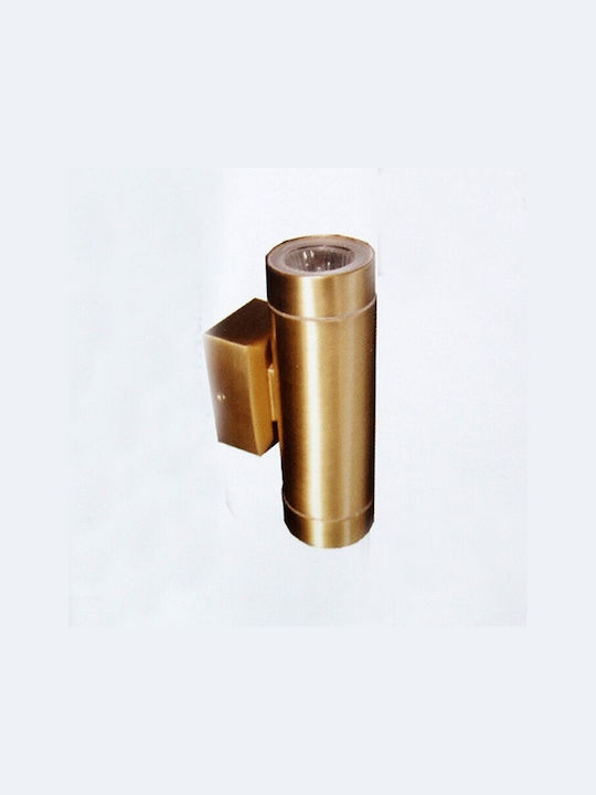 KT Lighting Стенно Външно Спот Осветление GU10 IP65 Двоен лъч