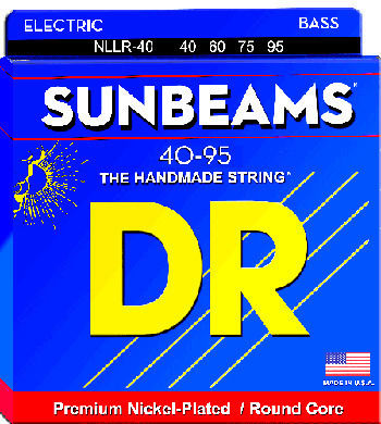 DR Σετ Stainless Steel Χορδών 40 - 95" για Μπάσο Sunbeams