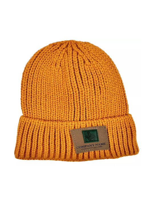 Bode Kids Beanie Knitted Yellow