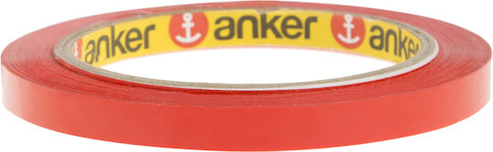 Ταινία Σακουλοποιού Σφραγιστική Pvc Κόκκινη Anker 9mm X 60 Μ