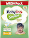 Babylino Sensitive Cotton Soft Πάνες με Αυτοκόλλητο No. 5+ για 12-17kg 68τμχ