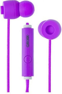 Grixx In-ear Handsfree with 3.5mm Connector Purple
