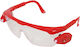 Safety Glasses for Protection with Transparent Lenses and LED Light