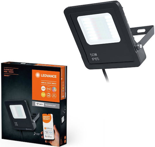 Ledvance Smart+ Waterproof LED Flood Light 50W Warm White 3000K WiFi IP65