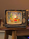 Christmas Illuminated Decorative Television 20x8.5x24.5cm