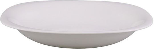 Eaton Dining Hudson Eaton Farfurie adâncă din Porțelan Alb cu Diametru 23cm
