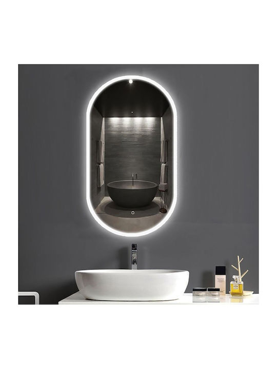 Gloria Bathroom Mirror made of Plastic 50x90cm
