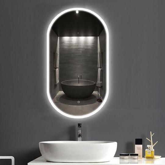 Gloria Lucy 67-3350 Καθρέπτης από Πλαστικό 50x90cm Λευκός Gloria Lucy 67-3350 Καθρέπτης από Πλαστικό 50x90cm Λευκός