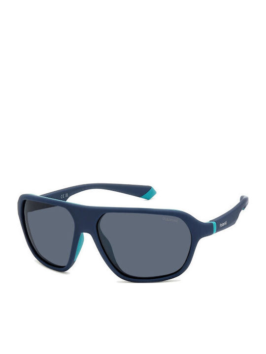Polaroid Unisex Ochelari de soare cu Albastru C...