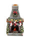 Puckator Christmas Decorative Ceramic 15.5x9x5cm. Fireplace Incense burner