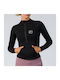 GSA Women's Athletic Blouse Long Sleeve Black