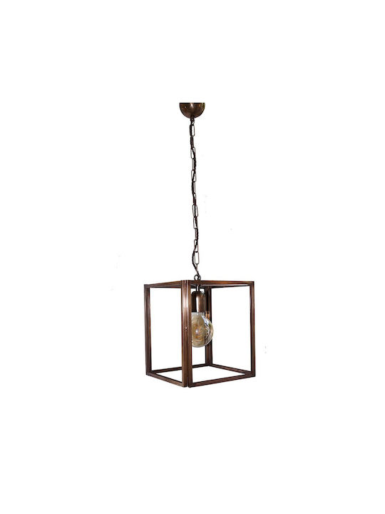 DITS Lighting Lustră Bronz cu Dulie E27 30x30cm.