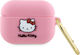 Hello Kitty Hülle Silikon in Rosa Farbe für Apple AirPods Pro