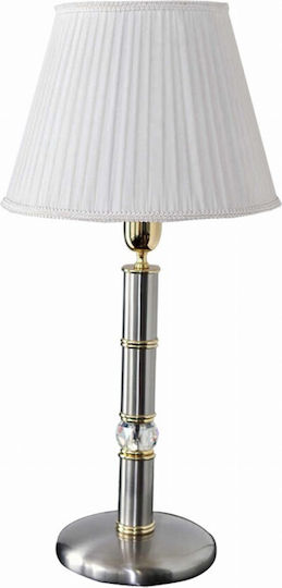 DITS Lighting Crystal Table Lamp with White Shade