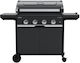 Campingaz Select 4 EXS Gasgrill Gusseisen Rost mit 4 cm 12kW und Seitenbrenner