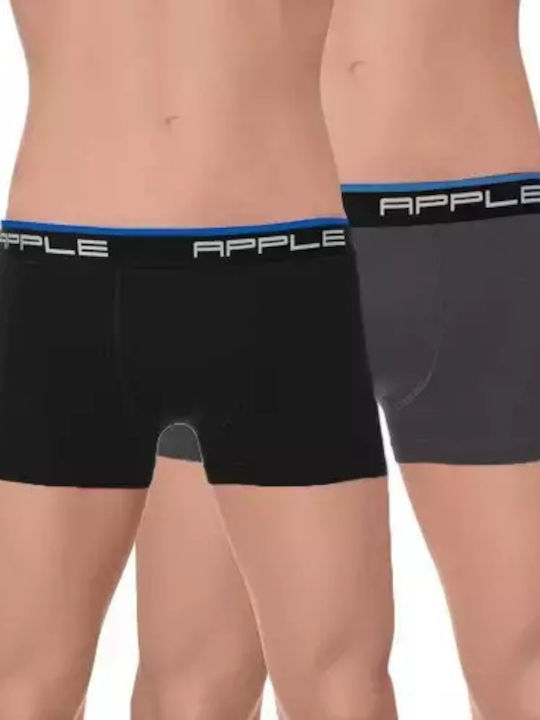 Apple Boxer Ανδρικά Μποξεράκια BLACK/ANTHRAKI μ...