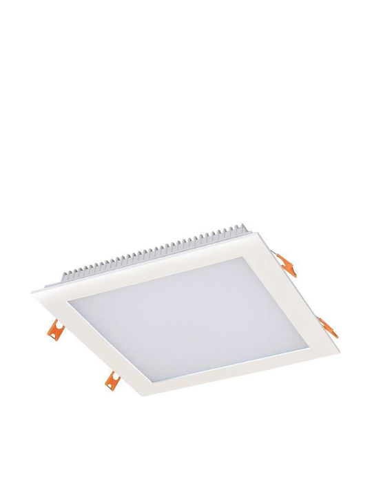 Power Led Leuchte Platz Vertieft LED Panel 12W mit Warmes Weiß Licht 3000K