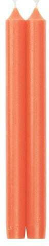 Caspari Decorative Candle Taper Coral 25cm 2 Pieces