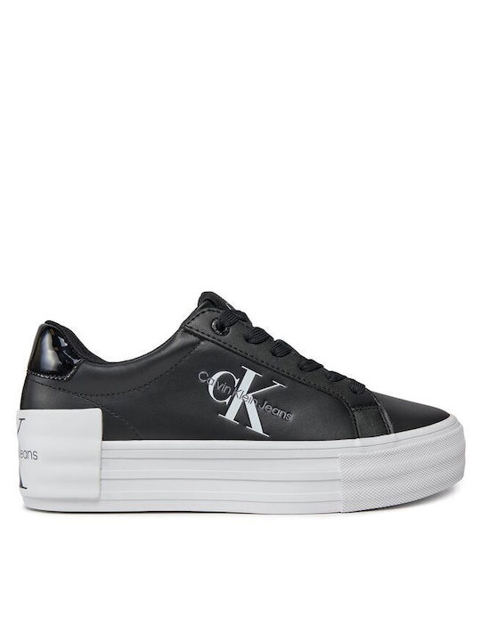 Calvin Klein Bold Vulc Flatf Damen Sneakers Schwarz