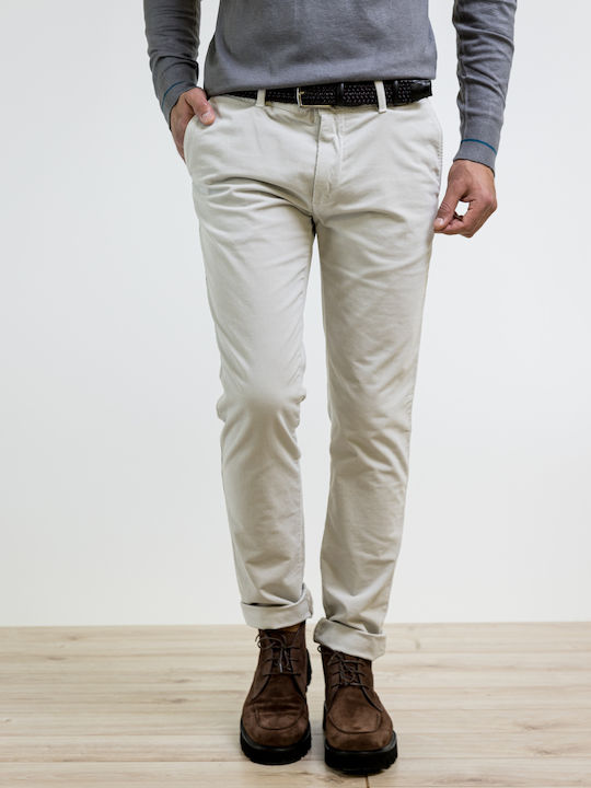 Lcdn Men's Trousers Chino ecru