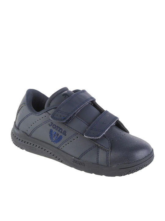 Joma Kids Sneakers with Scratch Navy Blue
