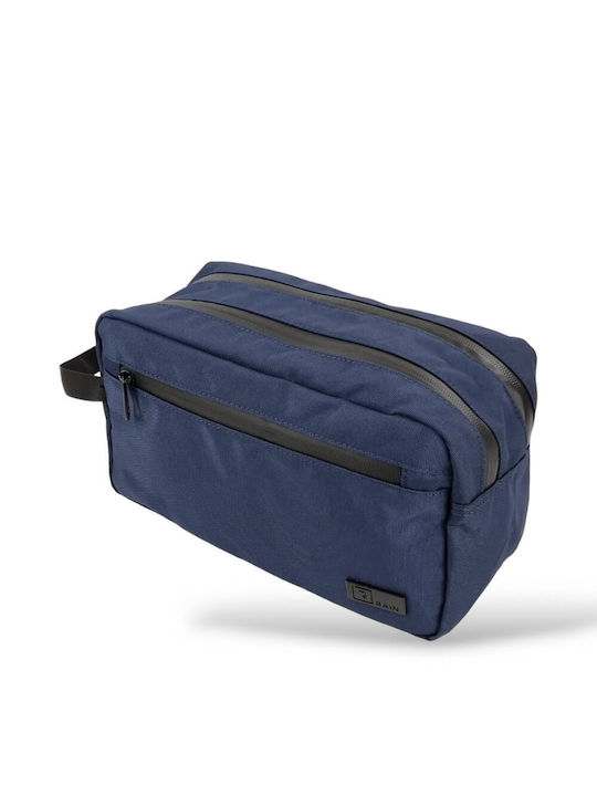 Rain Toiletry Bag in Blue color 29cm