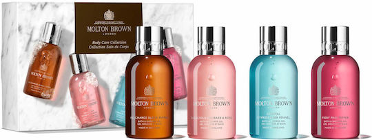Molton Brown Woody And Floral Body Care Collection Комплект за грижа за кожата за Почистване на тялото 4 бр 4бр