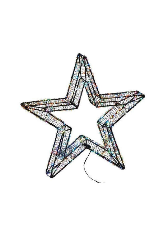 TnS Weihnachtlicher Dekorativer Anhänger Stern Beleuchtet Kunststoff 50x50cm 1Stück