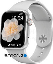Smarteo Deus DT1000+ Smartwatch με Παλμογράφο (Ασημί)