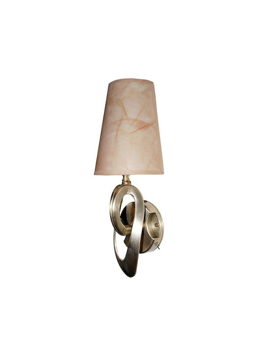DITS Lighting Φωτιστικό Τοίχου Μπρούτζινο 15x30εκ.